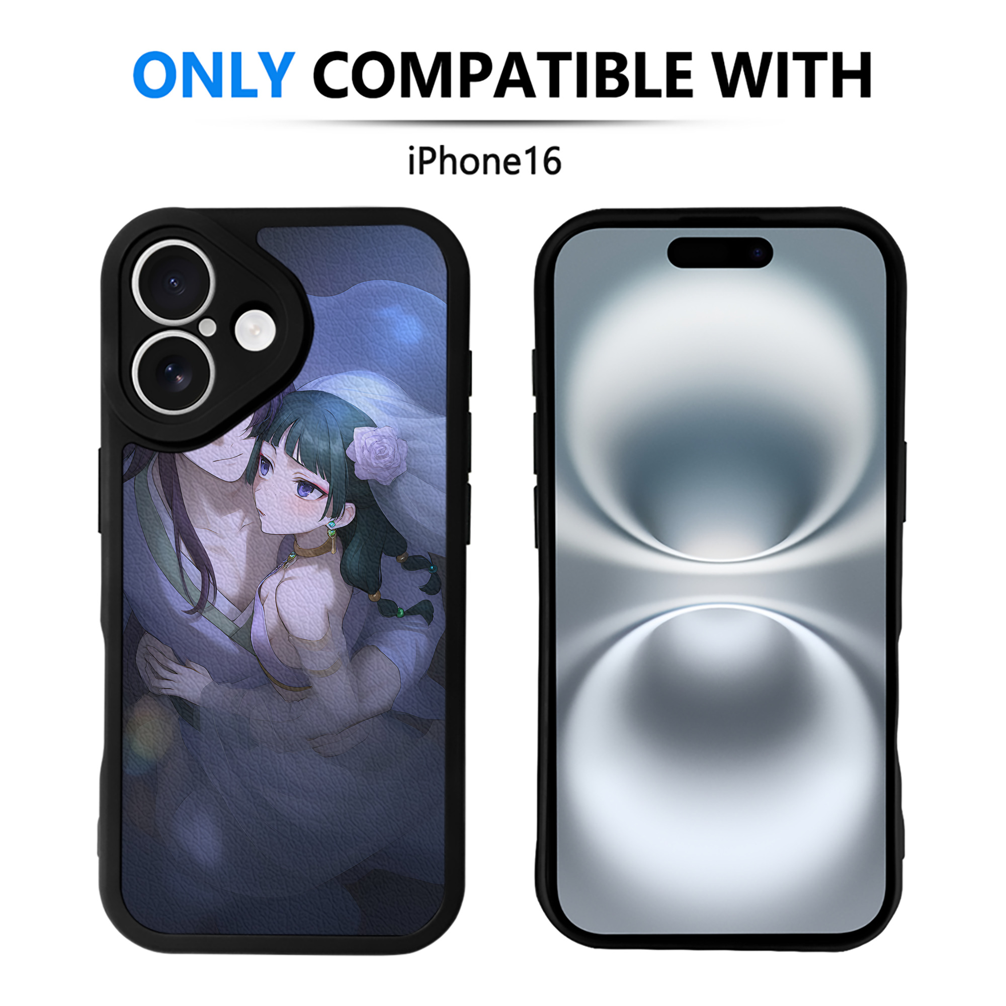 （画像用） 薬屋のひとりごと The Apothecary Diaries 【iPhone 16シリーズ対応】シリコンスマホケース（レザー調） 材質：シリコン